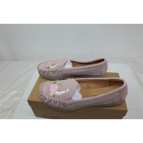 Five Tribe Suede Rose Embroidered Lucky Horseshoe 8 - Picture 2 of 9